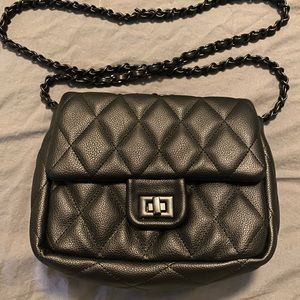 H&M black shoulder bag